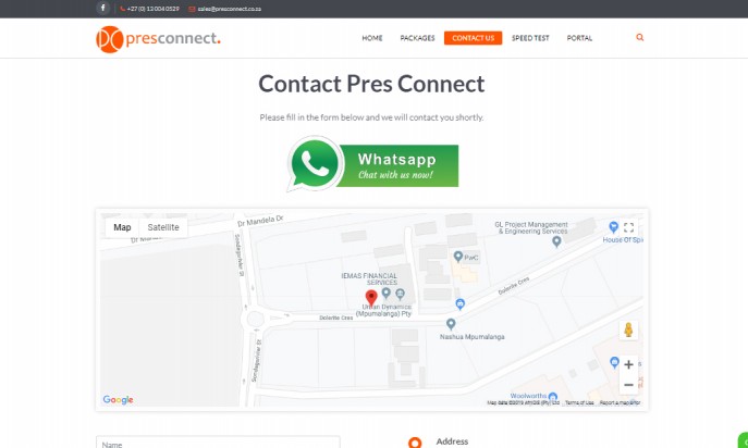 PresConnect - Wifi Middelburg by Auto Digital Technologies (Pty) Ltd