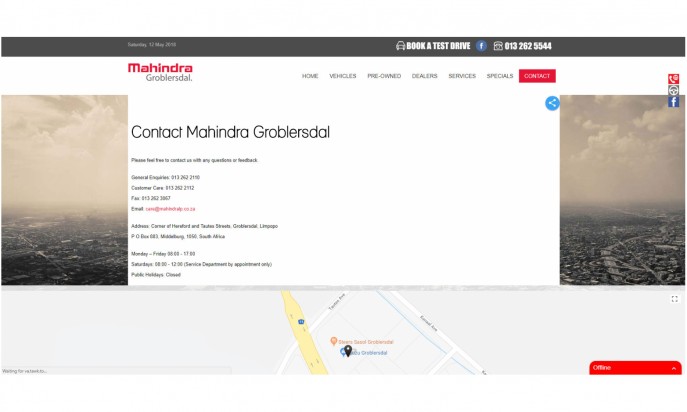 Mahindra Groblersdal, Limpopo by Auto Digital Technologies (Pty) Ltd