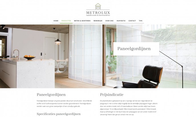 Metrolux - Raamdecoratie op maat by db8