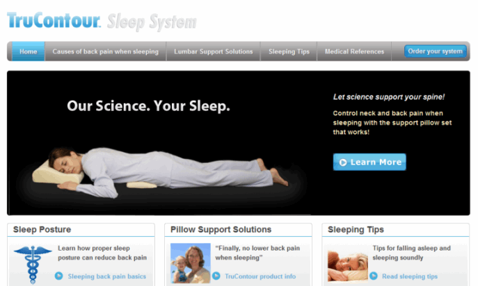 Trucontour Sleep Systems by GWS Desk