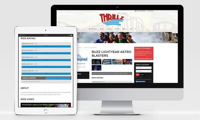 Thrillz - The Ultimate Theme Park Review Site by Modern Designs By Josh Gilson