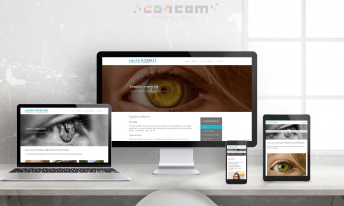 Laura Steeples - Consultant Ophthalmologist by ConCom Web Design