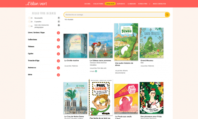 Elan Vert - French Publisher of Children's Books by Semaphore - French communication agency