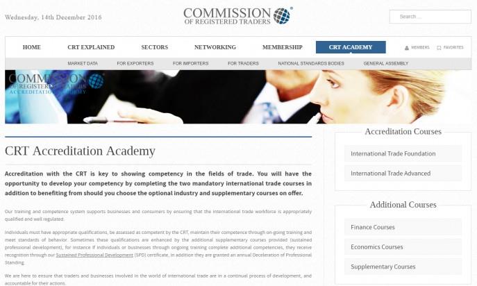 The Commission of Registered Traders by The Commission of Registered Traders