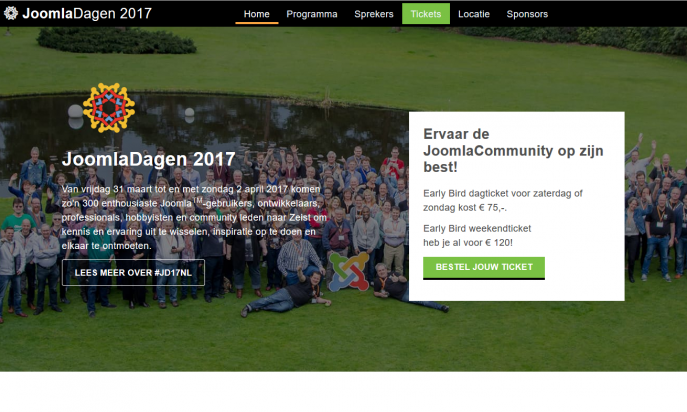 Nederlandse JoomlaDagen by Stichting Sympathy