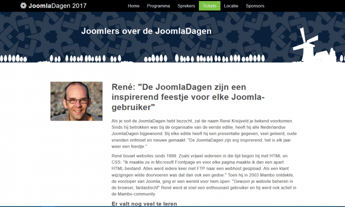 Nederlandse JoomlaDagen by Stichting Sympathy