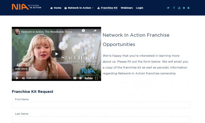 Network In Action Franchise by Texas Design Duo