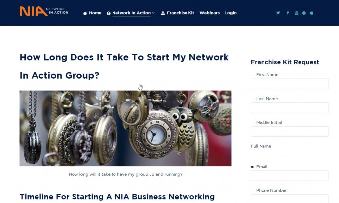 Network In Action Franchise by Texas Design Duo