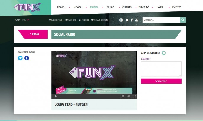 Award winning Funx.nl by Perfect Web Team