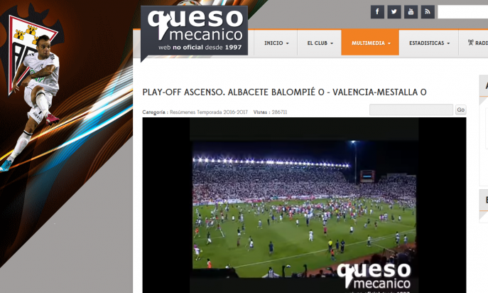 Quesomecanico.com - Albacete Balompié Soccer team Information Portal by Juan Luis Garcia