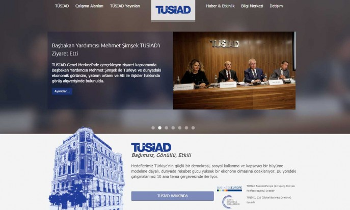 TÜSİAD - Turkish Industry & Business Association by optimumtheme