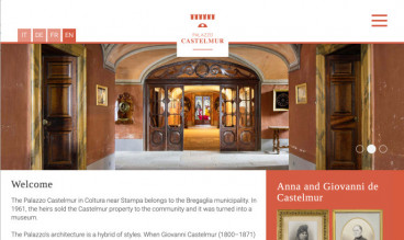 Palazzo Castelmur by ecomunicare.ch Web Design