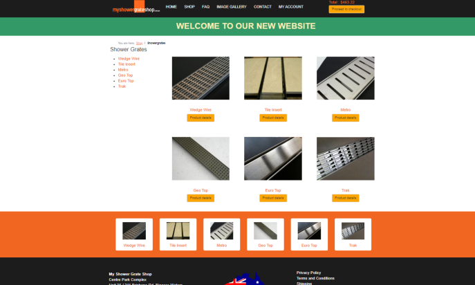 My Shower  Grate Shop by Websites with Purpose