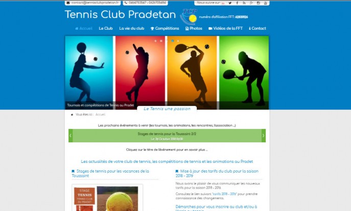 The Tennis Club Pradetan association in the Var by Easy Connect 83