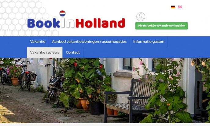 Book in Holland by JS Webdesign