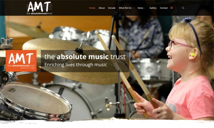 Absolute Music Trust by Web design agency