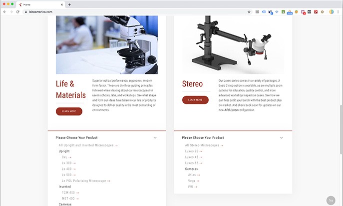 Laboamerica - Microscope Manufacturers by J2 Studio