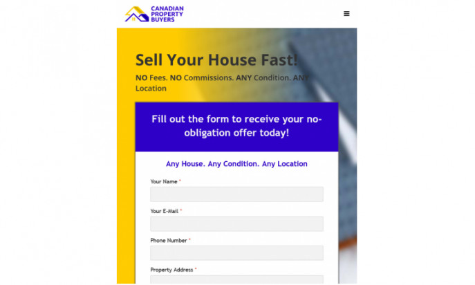 Canadian Property Buyers by Web Design Ideas