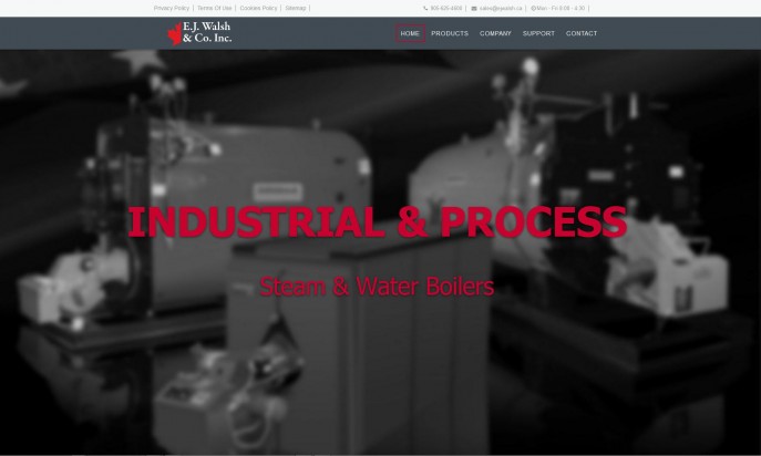 E.J. Walsh & Co. Inc. | Commercial Boiler Distributor by Web Design Ideas