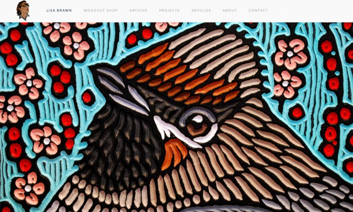 Lisa Brawn Woodcuts by MD3 Design