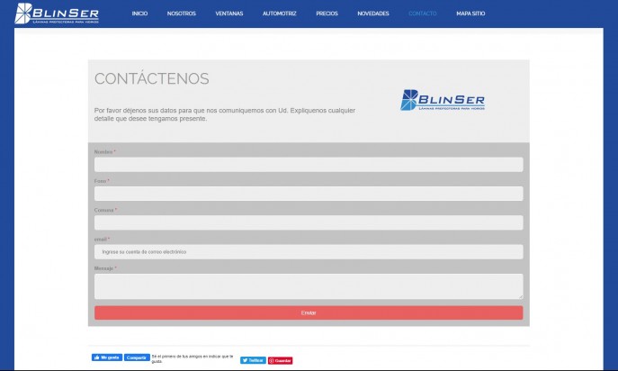 Blinser by KaZeta Sistemas Computacionales SpA