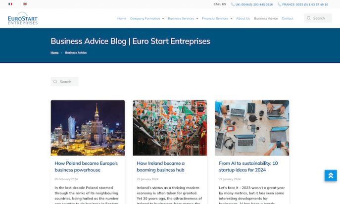 Eurostart Entreprises by Sarah Hayes 443i