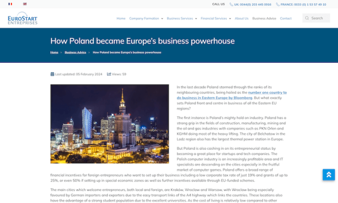 Eurostart Entreprises by Sarah Hayes 443i