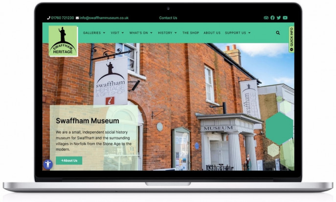 Swaffham Museum by Starfish Websites