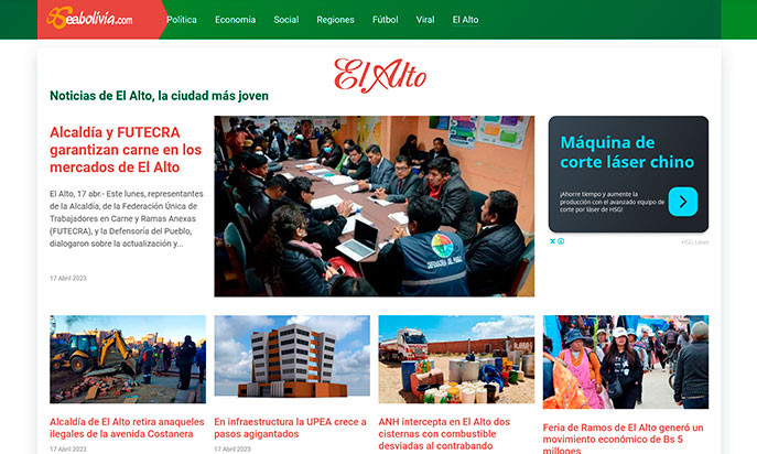 Noticias de Bolivia - EABOLIVIA by EABOLIVIA - EL ALTO