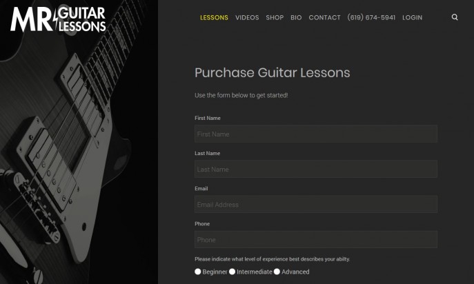 MRGuitarLessons.com by CreativeSights