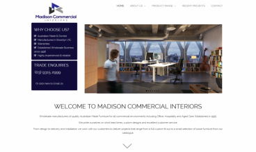 Madison Commercial Interiors by WebSolutionZ.com.au