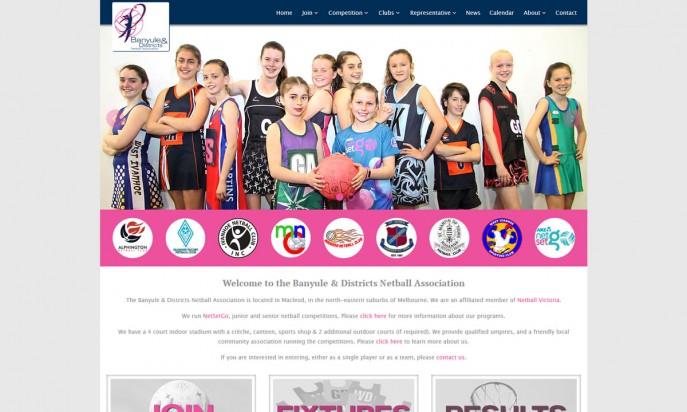 Banyule Netball Association by WebSolutionZ.com.au